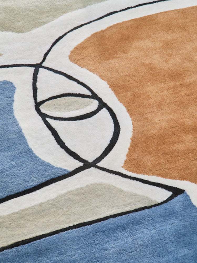 Bleu des yeux Rug | Toulemonde Bochart | Catalog Interiors