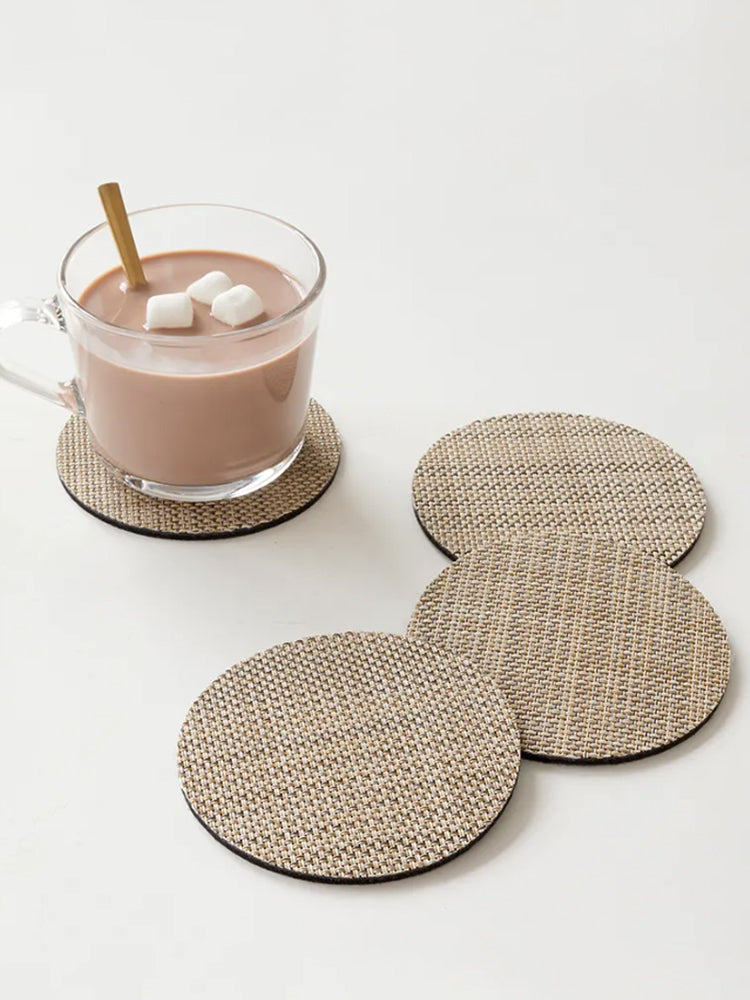 Mini Basketweave Coasters | Chilewich | Catalog Interiors