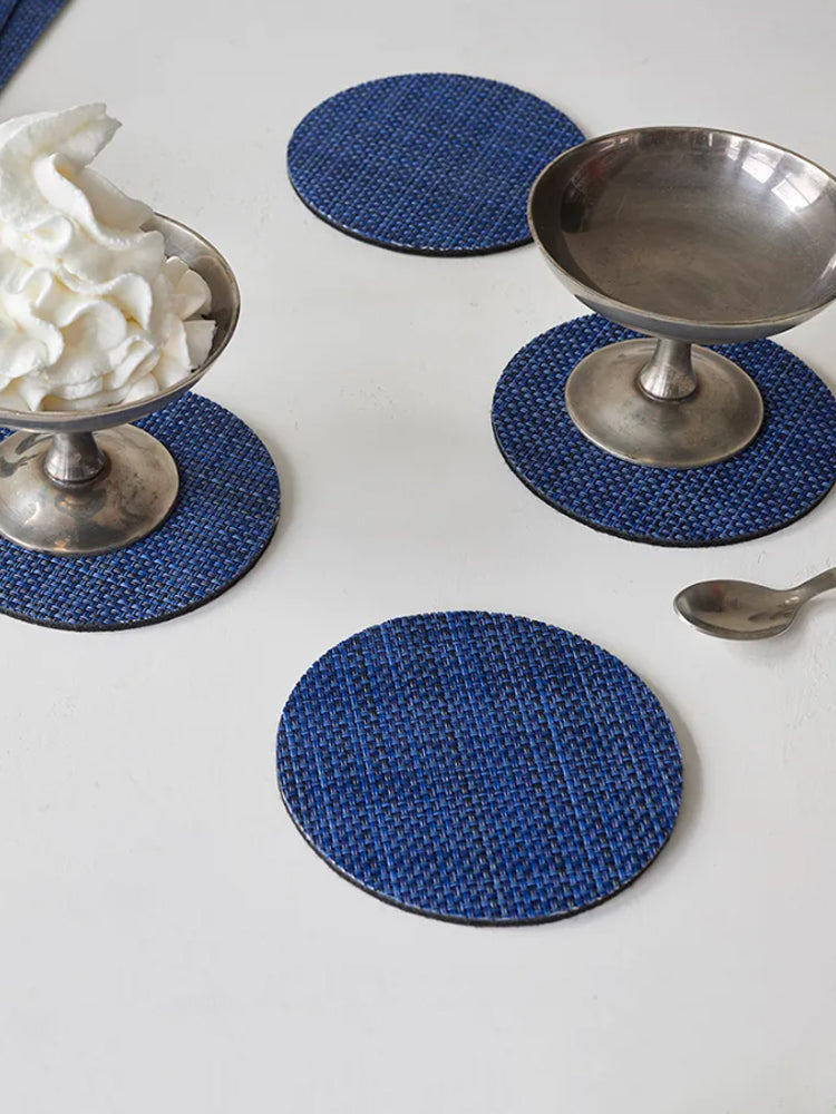 Mini Basketweave Coasters | Chilewich | Catalog Interiors