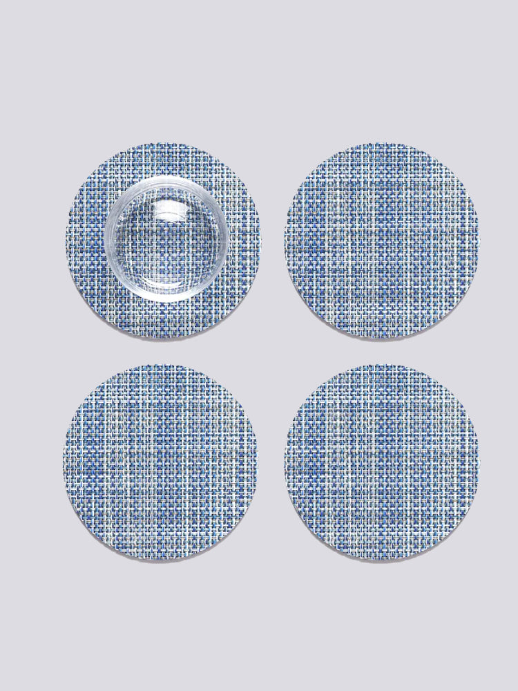 Mini Basketweave Coasters | Chilewich | Catalog Interiors