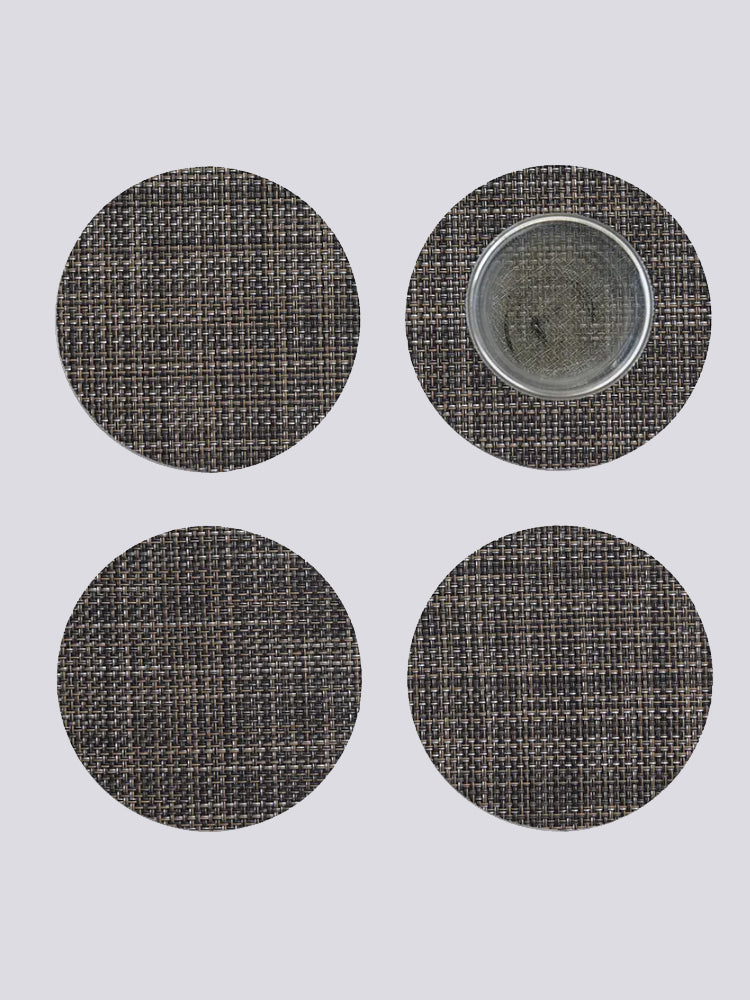 Mini Basketweave Coasters | Chilewich | Catalog Interiors