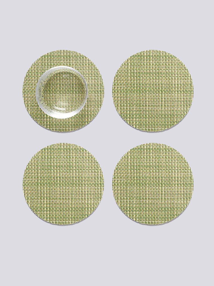 Mini Basketweave Coasters | Chilewich | Catalog Interiors