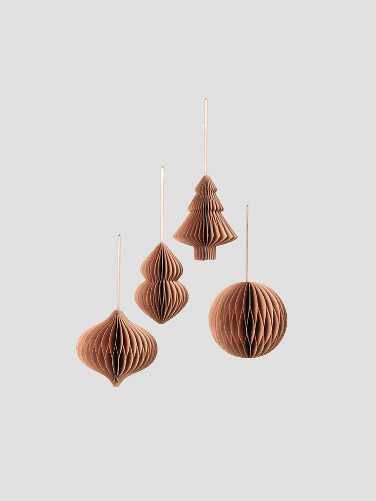 Christmas Mix Ornaments set of 4