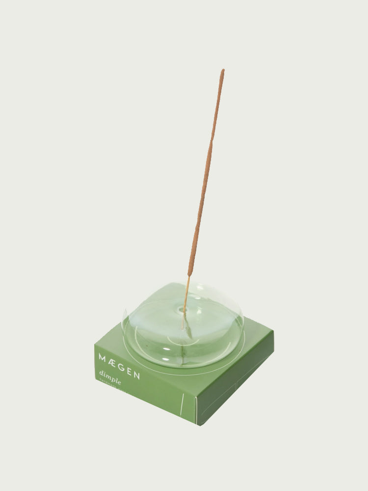 Dimple Glass Incense Holder