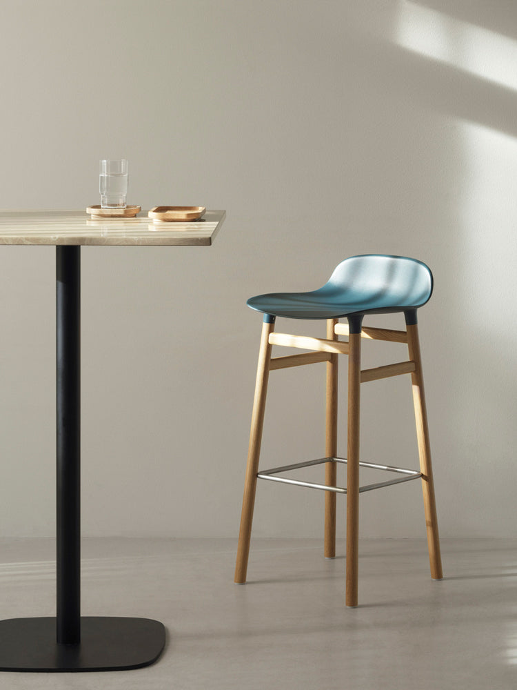 Form Wooden Bar Stool | Normann Copenhagen | Catalog Interiors