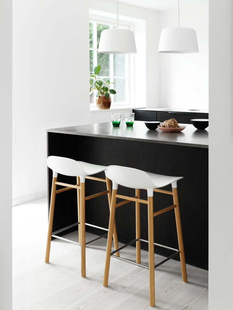Form Wooden Bar Stool | Normann Copenhagen | Catalog Interiors