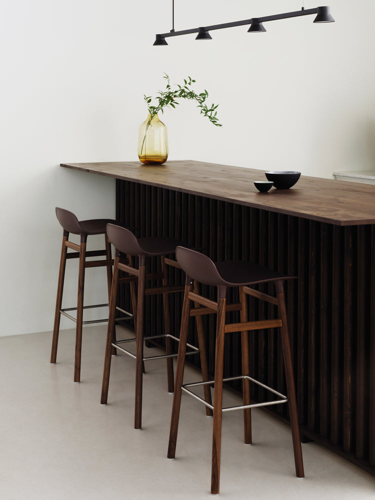 Form Wooden Bar Stool | Normann Copenhagen | Catalog Interiors