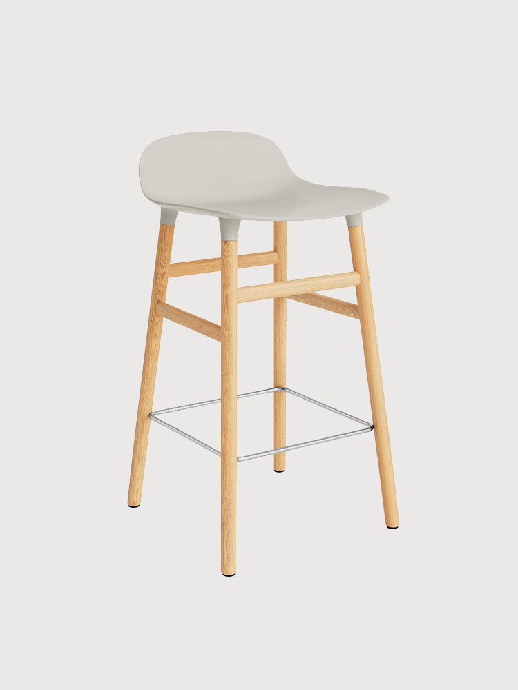 Form Wooden Bar Stool | Normann Copenhagen | Catalog Interiors