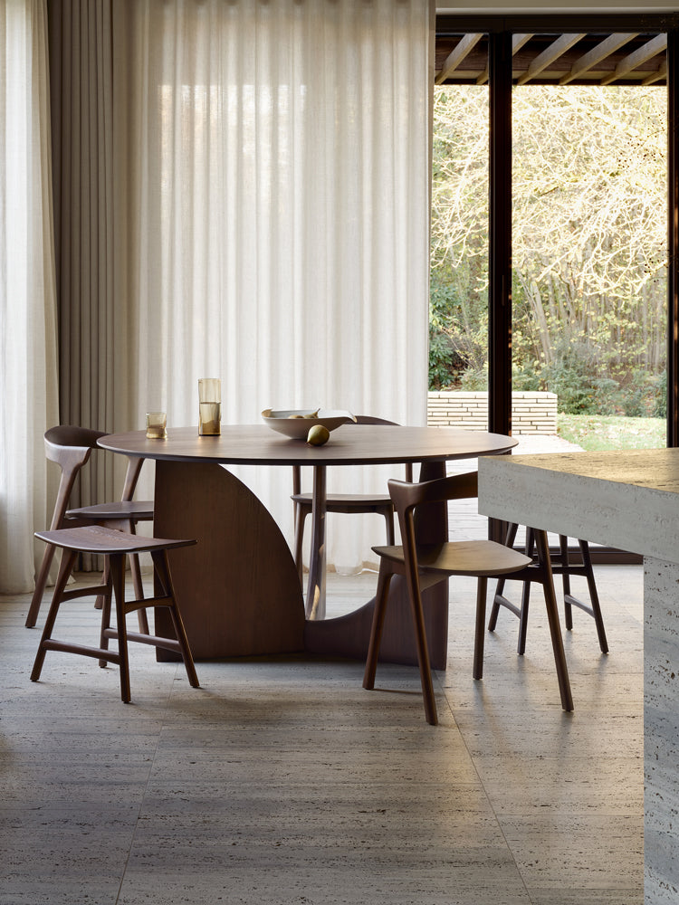 Geometric Round Dining Table Catalog Interiors