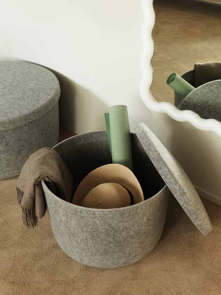 Hide Storage Pouf | Normann Copenhagen | Catalog Interiors