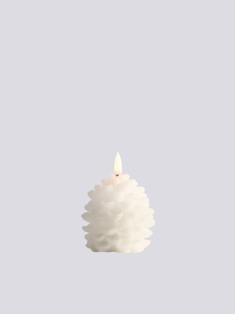 LED Pine Cone Candles