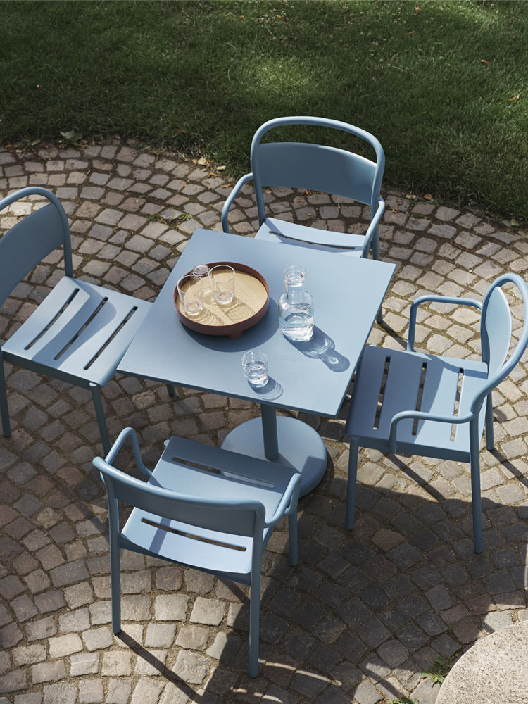 Linear Steel Café Table | Muuto | Catalog Interiors