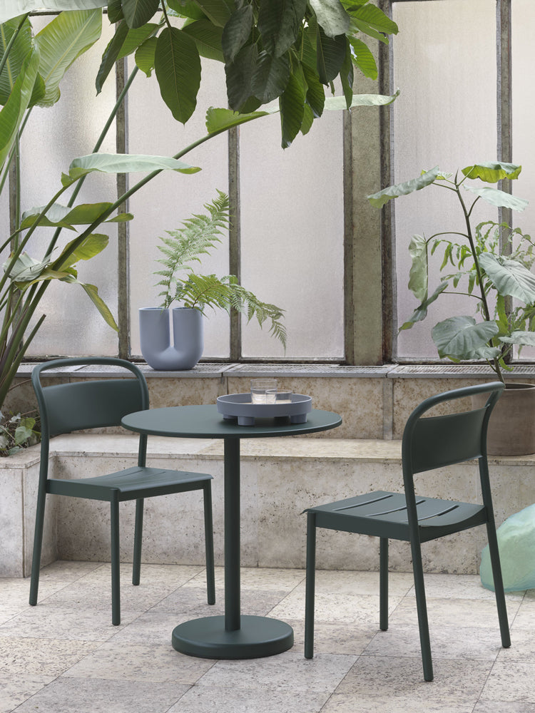 Linear Steel Café Table | Muuto | Catalog Interiors