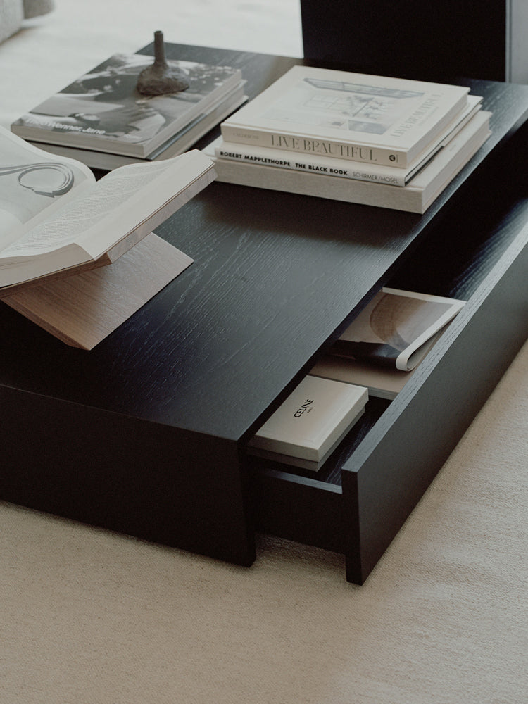 Mass Coffee Table with Drawer | New Works | Catalog Interiors
