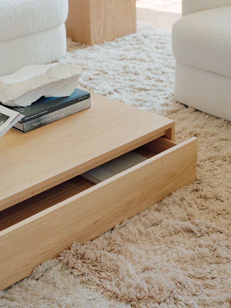 Mass Coffee Table with Drawer | New Works | Catalog Interiors