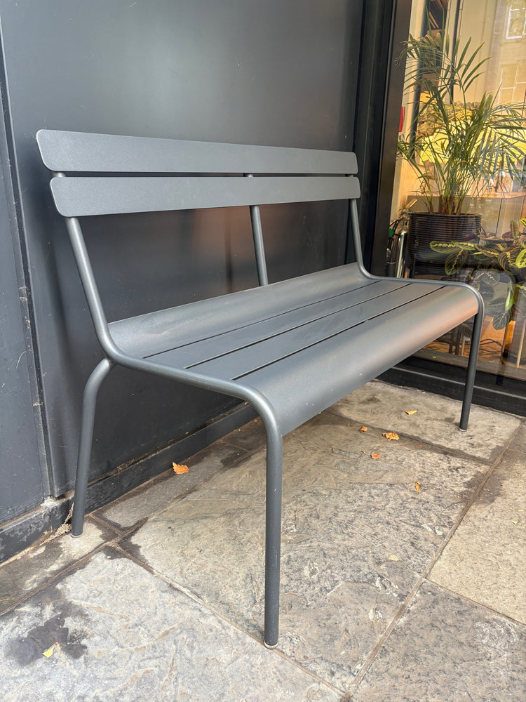 Ex-Display Luxembourg Outdoor 2/3 Bench with Backrest Anthracite