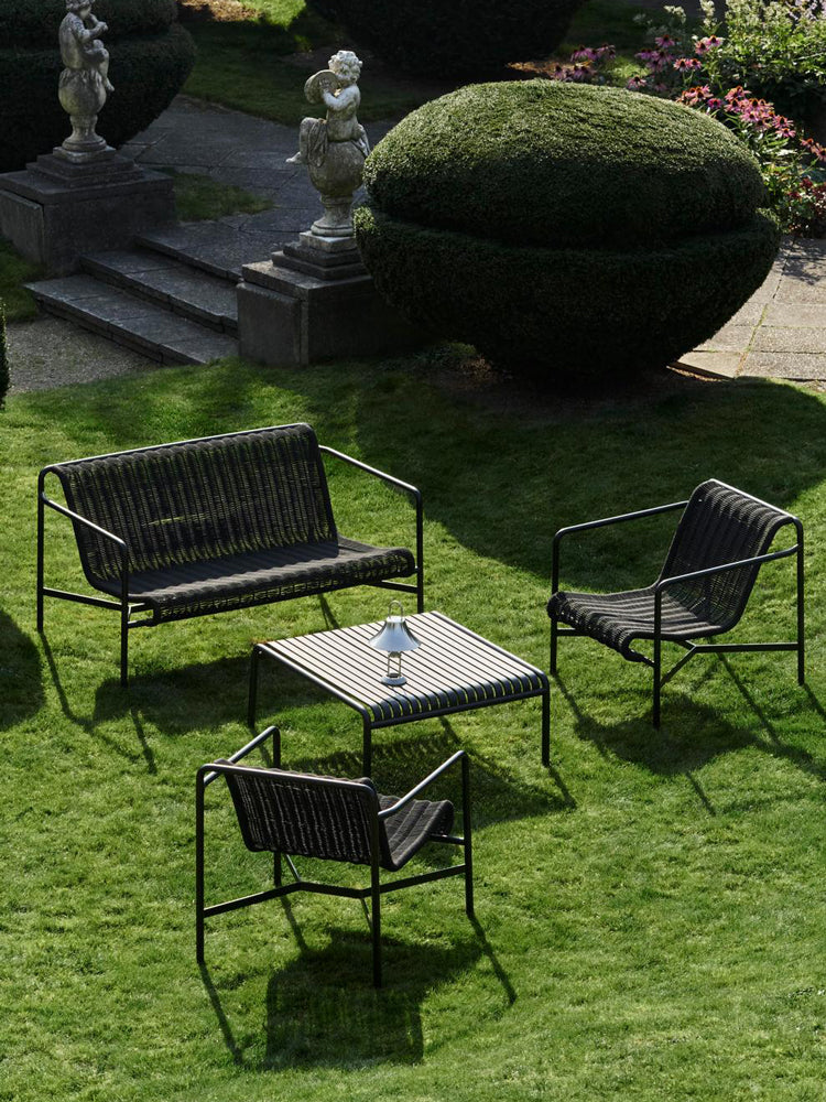 Palissade Cord Outdoor Furniture Anthracite Low Lounge Chair