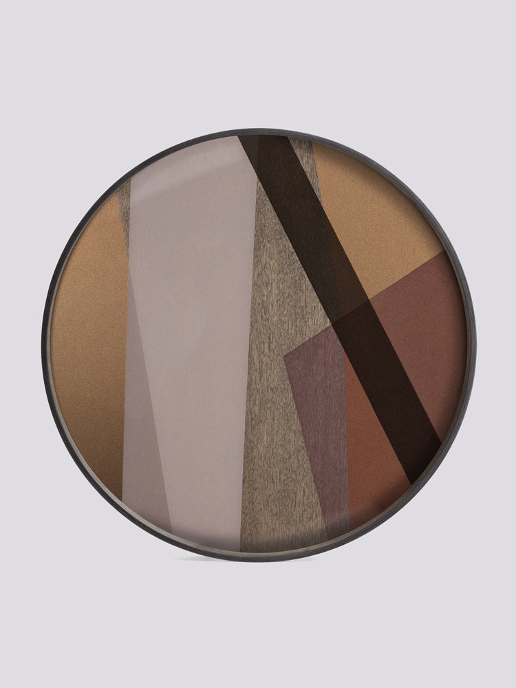 Round Angle Tray Glass Tray | Ethnicraft | Catalog Interiors