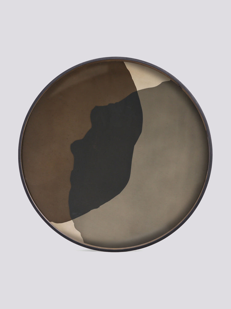 Round Dots Glass Tray | Ethnicraft | Catalog Interiors