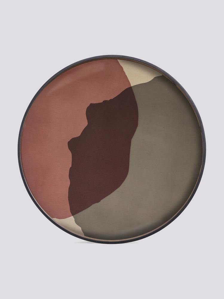 Round Dots Glass Tray | Ethnicraft | Catalog Interiors