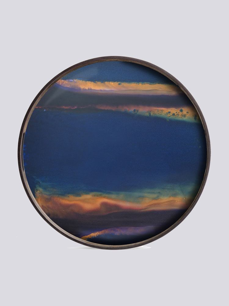 Round Organic Glass Tray | Ethnicraft | Catalog Interiors