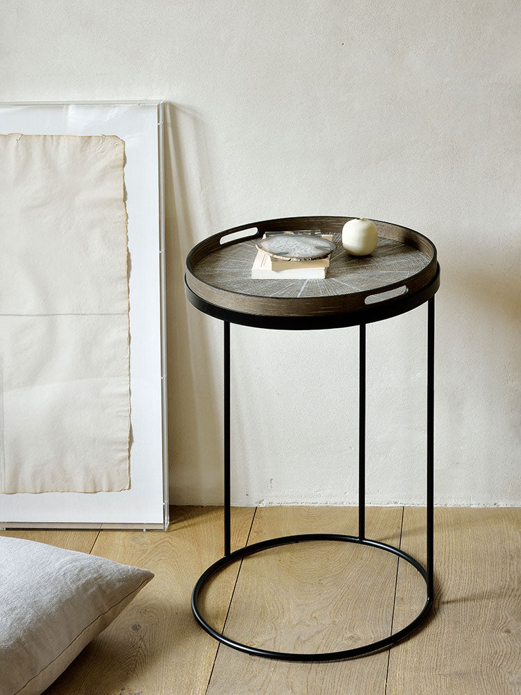 Round Slice Wooden Tray | Ethnicraft | Catalog Interiors