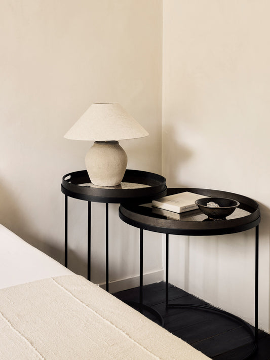 Round Tray Side Table Set | Ethnicraft | Catalog Interiors