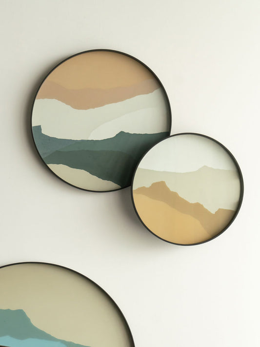 Round Wabi Sabi Glass Tray | Ethnicraft | Catalog Interiors