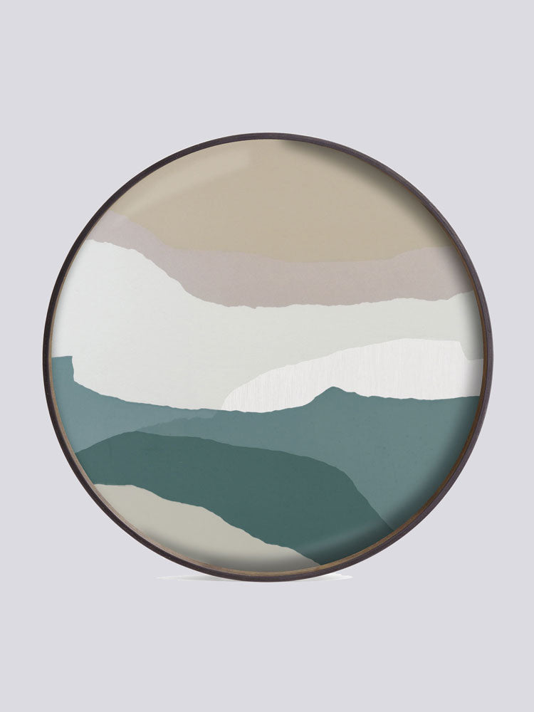 Round Wabi Sabi Glass Tray | Ethnicraft | Catalog Interiors