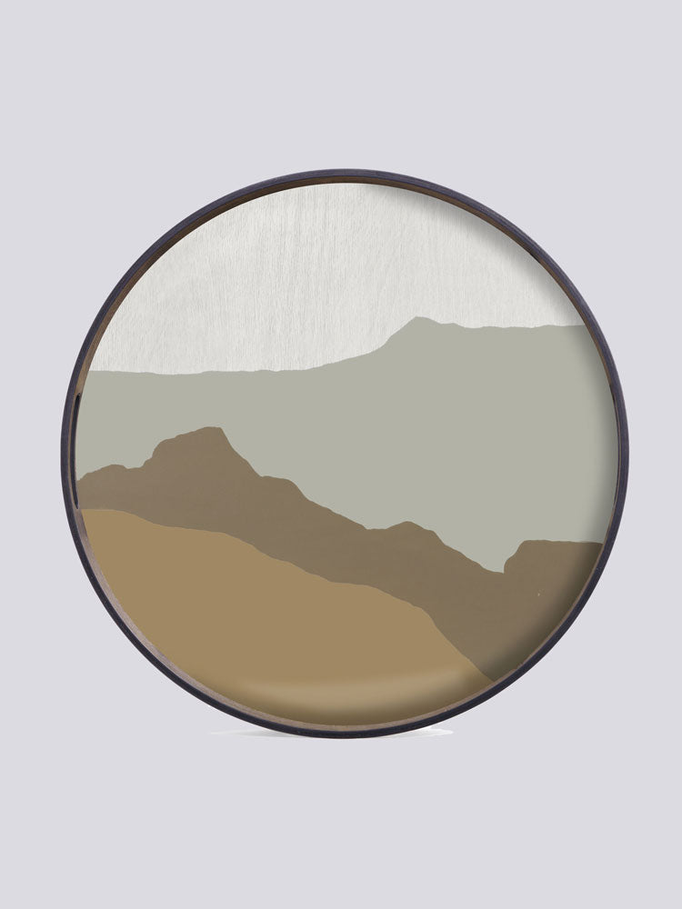 Round Wabi Sabi Glass Tray | Ethnicraft | Catalog Interiors