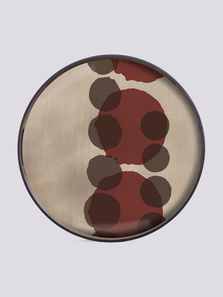 Round Dots Glass Tray | Ethnicraft | Catalog Interiors