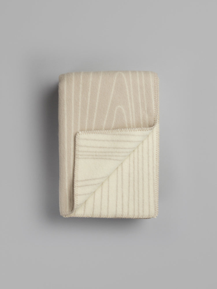 Skog Beige Throw | Roros Tweed | Catalog Interiors