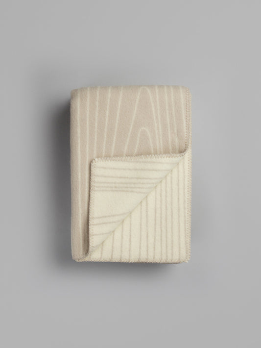 Skog Beige Throw | Roros Tweed | Catalog Interiors