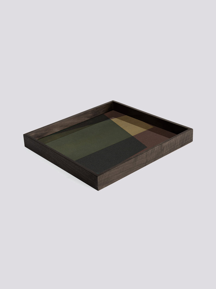 Square Angle Glass Tray | Ethnicraft | Catalog Interiors