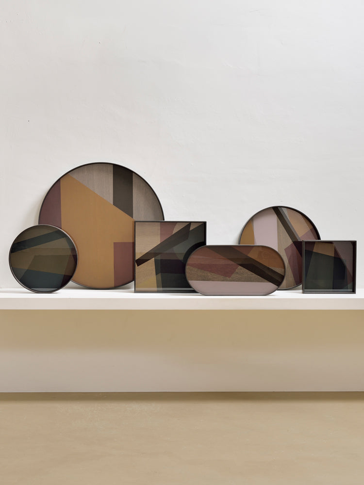 Square Angle Glass Tray | Ethnicraft | Catalog Interiors