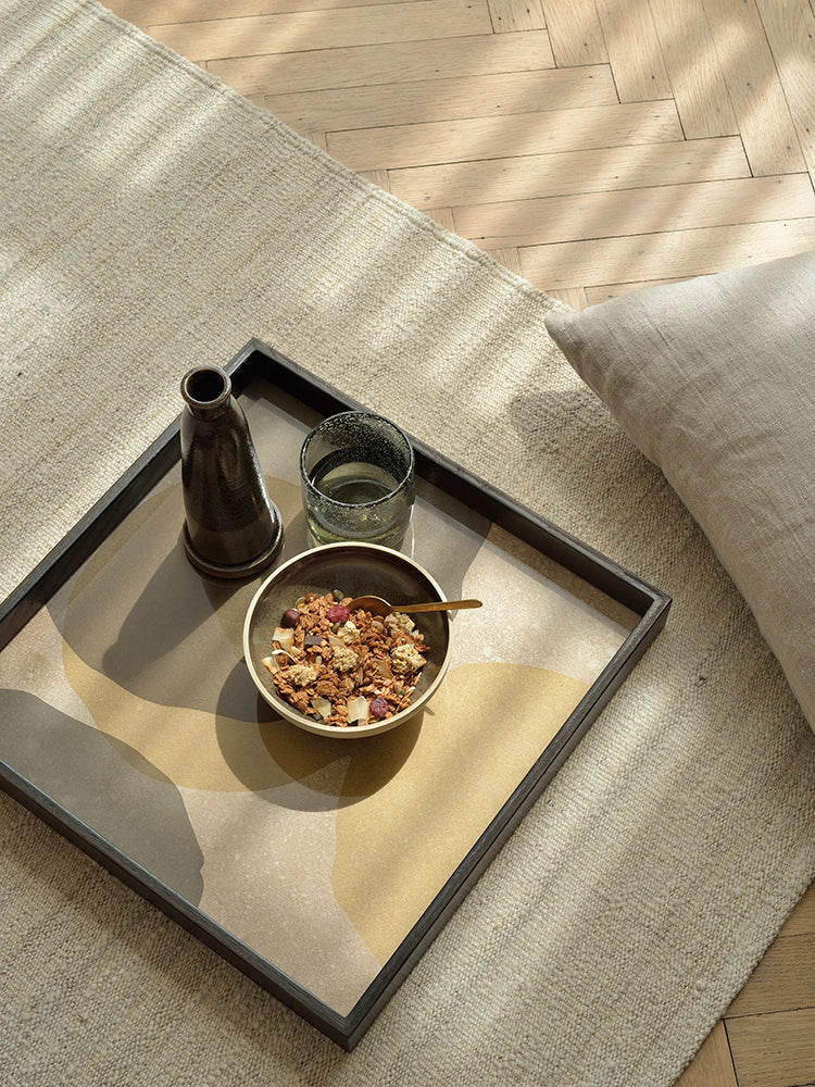 Square Dots Glass Tray | Ethnicraft | Catalog Interiors