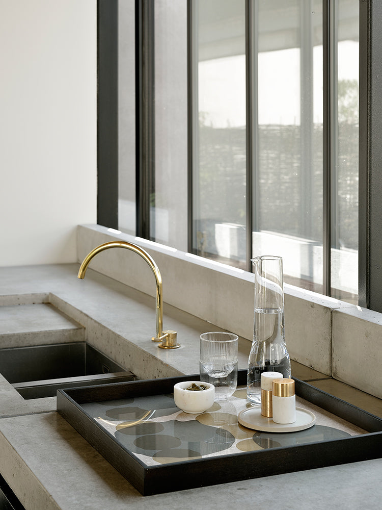 Square Dots Glass Tray | Ethnicraft | Catalog Interiors