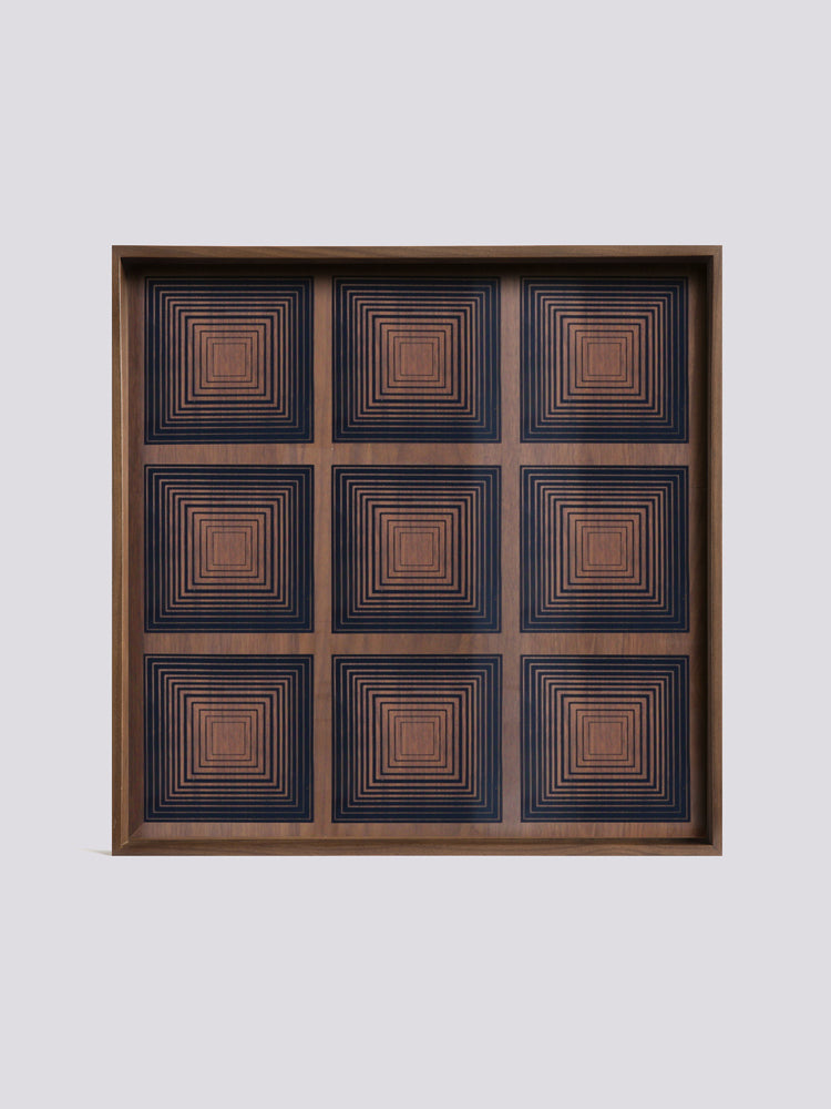Square Glass Squares Tray | Ethnicraft | Catalog Interiors