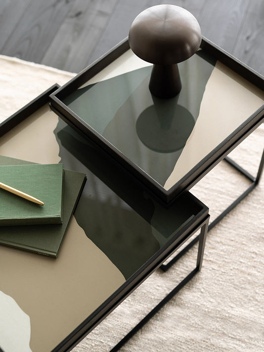 Square Wabi Sabi Glass Tray | Ethnicraft | Catalog Interiors