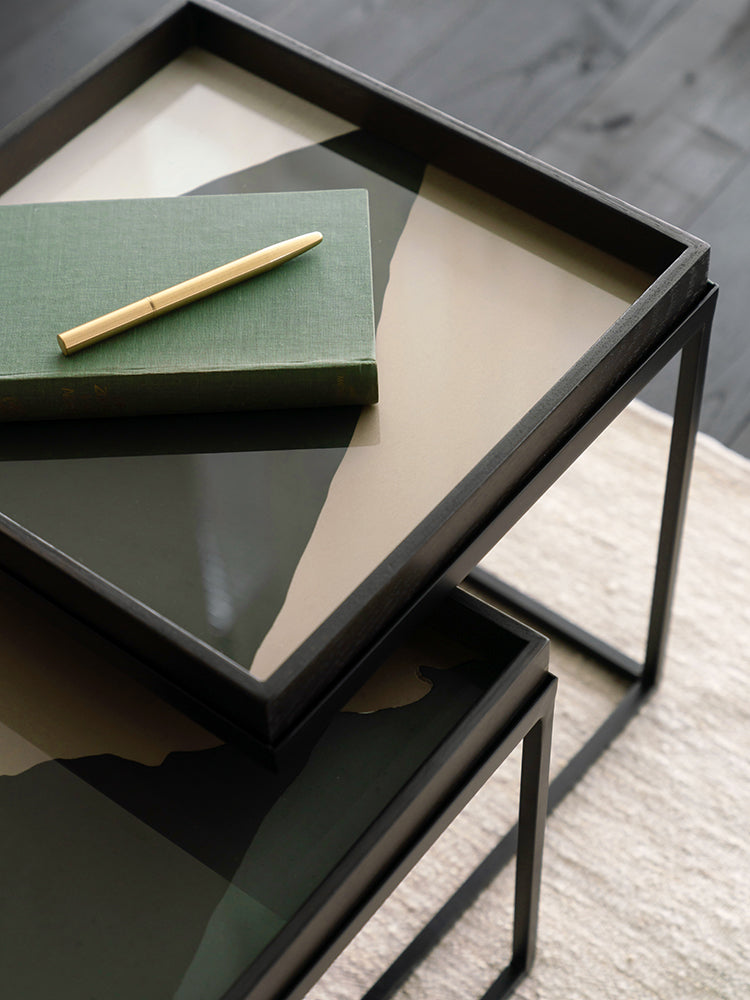 Square Wabi Sabi Glass Tray | Ethnicraft | Catalog Interiors