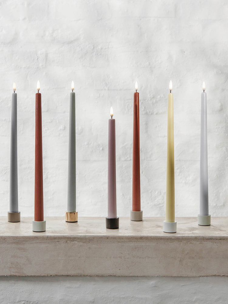 Classic Taper Candle set of 2 | Uyuni | Catalog Interiors