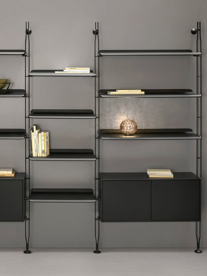 Adam Wood Shelving with Cabinet | Kartell | Catalog Interiors 