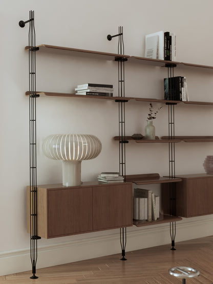 Adam Wood Shelving with Cabinet | Kartell | Catalog Interiors 