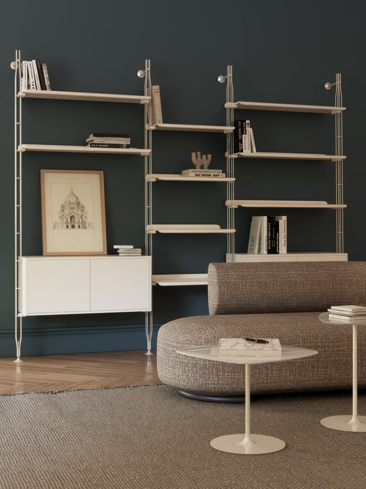 Adam Wood Shelving with Cabinet | Kartell | Catalog Interiors 