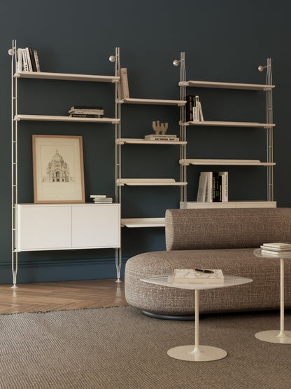Adam Wood Shelving with Cabinet | Kartell | Catalog Interiors 