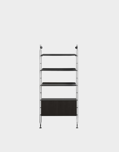 Adam Wood Shelving with Cabinet | Kartell | Catalog Interiors 
