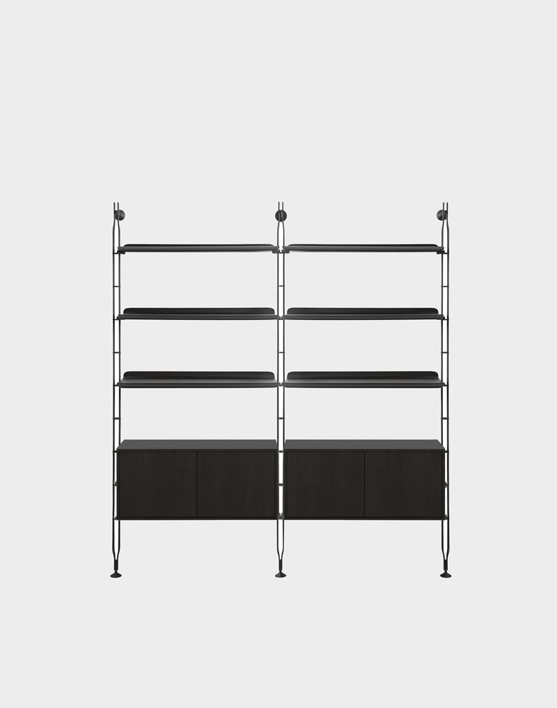 Adam Wood Shelving with Cabinet | Kartell | Catalog Interiors 