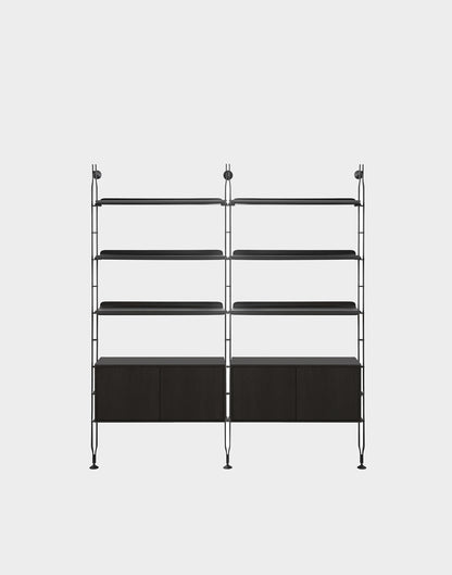 Adam Wood Shelving with Cabinet | Kartell | Catalog Interiors 