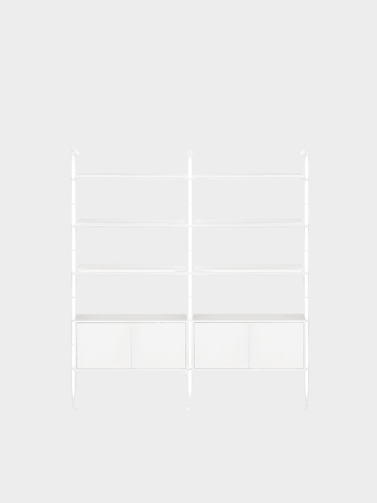 Adam Wood Shelving with Cabinet | Kartell | Catalog Interiors 