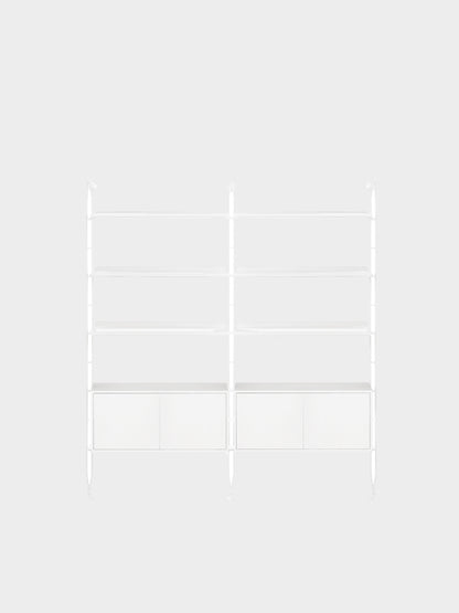 Adam Wood Shelving with Cabinet | Kartell | Catalog Interiors 